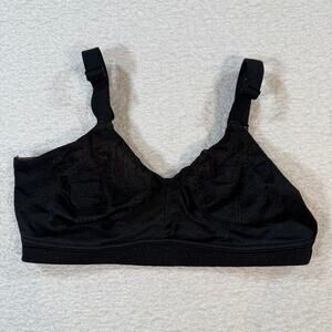 Wacoal #852303 Back Appeal Wire-Free Bra black 34ddd